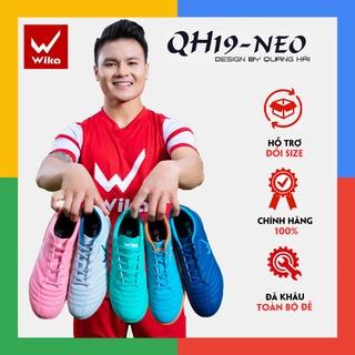 Giày Đá Bóng Wika QH19-NEO Chính Hãng, Giày Đá Banh Sân Cỏ Nhân Tạo Khâu Full Đế Bảo Hành 3 Tháng