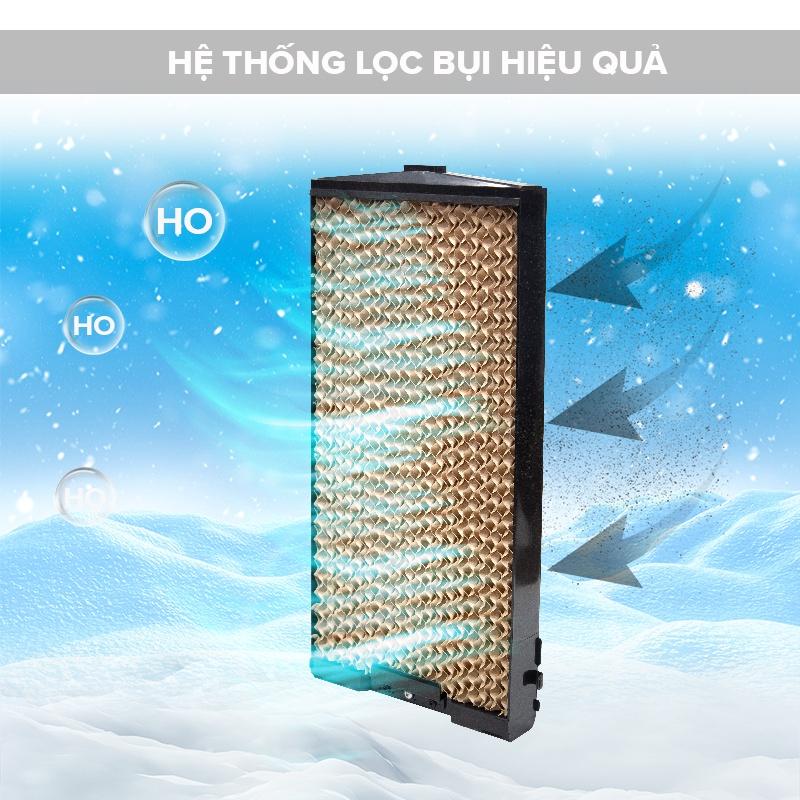 Lợi ích của việc sử dụng quạt hơi nước là gì?