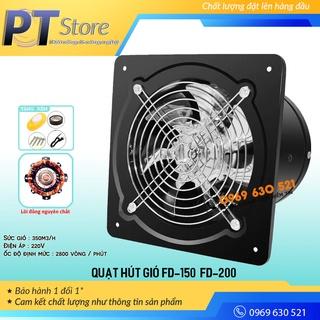 Quạt hút gió, Quạt Thông Gió , hút mùi nhà bếp , nhà vệ sinh , phòng ngủ Model FD-100, FD-150 , FD-200 công xuất 25-80W