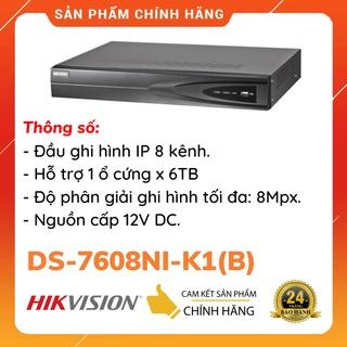 Đầu ghi hình camera IP 8 kênh HIKVISION DS-7608NI-K1 (B)