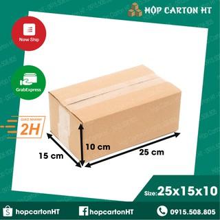 Hộp Carton Đóng Hàng 25x15x10 Thùng Giấy Cod Gói Hàng, Hộp Bìa Carton Đóng Hàng Giá Rẻ