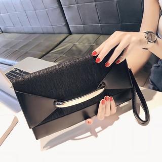 Ví Cầm Tay Nữ Dự Tiệc Clutch Cao Cấp Loại Bản To Dáng Dài Một Mẫu Túi Đeo Chéo Sang Trọng Phong Cách Thời Trang Hàn Quốc