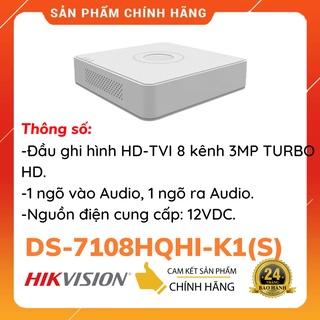 Đầu ghi hình HD-TVI 8 kênh TURBO 4.0 HIKVISION DS-7108HQHI-K1(S)