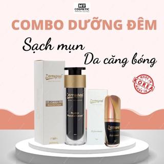 BỘ ĐÔI DƯỠNG ĐÊM DERMAPEEL - DA CĂNG BÓNG - TRẮNG SÁNG - CHỐNG LÃO HÓA - NGỪA MỤN - MỜ THÂM