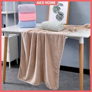 Khăn Tắm Hàn Quốc Cỡ Lớn Mềm Mịn Thấm Hút Tốt Khổ 70cm x 140cm Akii Home NT02