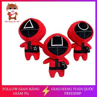 Gấu bông trò chơi con mực, Squid Game đủ mặt vuông tròn tam giác 💥 FREESHIP 💥 Gấu Bông Sóc Nhí