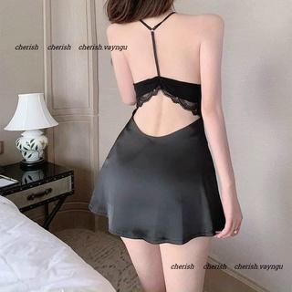 (M. 700) Váy ngủ sexy lụa cao cấp Đầm mặc nhà gợi cảm quyến rũ