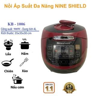 NỒI ÁP SUẤT ĐIỆN TỬ NINESHIELD KB-1006 CHẤT LIỆU CAO CẤP BẢO HÀNH 12 THÁNG