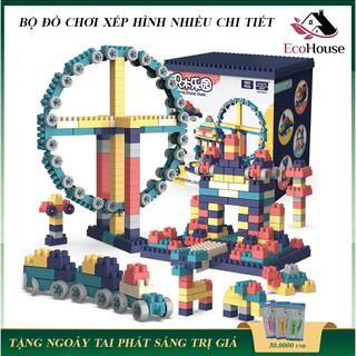 Bộ đồ chơi xếp hình Lego 260 chi tiết, 360 chi tiết , 520 chi tiết cho bé lắp ráp sáng tạo phát triển trí tuệ toàn diện