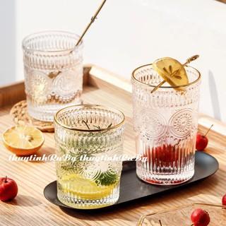 Bộ 6 Ly thủy tinh pha lê cao cấp uống nước 300ml, cốc uống nước wine glass