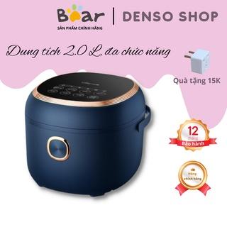 Nồi cơm điện Bear DFB-P20N5, 2L, nấu cơm, hấp, luộc, hầm, nồi cơm chính hãng, đa năng, có chức năng hẹn giờ