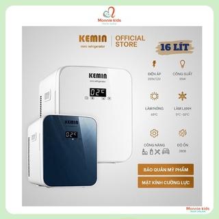 Tủ lạnh mini Kemin K16 đựng mỹ phẩm 16 lít, tủ lạnh nhỏ 2 chiều giá rẻ - Monnie Kids