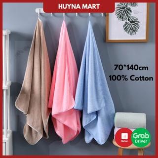 Khăn Tắm Hàn Quốc Cỡ Lớn Cao Cấp Huyna Mart Siêu Mềm Mịn Thấm Hút Khổ 70cm x 140cm NT02