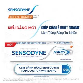 Kem Đánh Răng Giảm Ê Buốt Sensodyne Rapid Action Whitening 100g