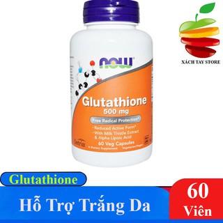 [Mã COSDAY357 -10% đơn 150K] Viên Uống Hỗ Trợ Trắng Da Glutathione Now 500mg 60 Viên