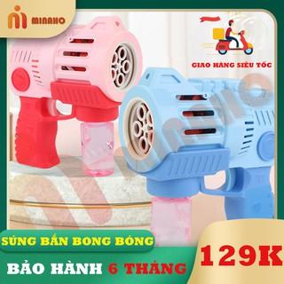 Súng bắn bong bóng xà phòng 5 nòng cỡ bự Minaho ( Tặng kèm 4 Pin AA)