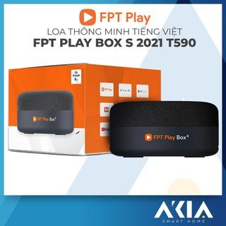 FPT Play Box S 2021 mã T590 - Loa thông minh ra lệnh giọng nói Tiếng Việt, Tích hợp Android TV Box và Hồng Ngoại