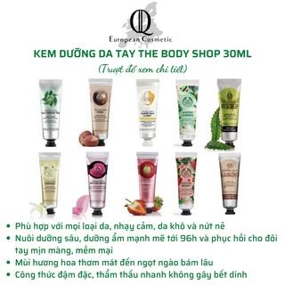 Kem Dưỡng Da Tay The Body Shop Dưỡng Tay Mềm Mịn, Da Khô nứt nẻ, Không Nhờn Dính Hand Cream 30ml