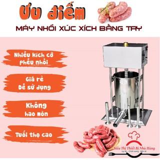 Máy làm xúc xích , lạp xưởng quay tay mini 3 lít tiện lợi