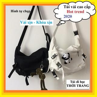 ⚡Hàng xịn⚡ Túi Đeo Chéo Canvas Cỡ Lớn Thời Trang Hàn Quốc Học Sinh Sinh Viên Đi Học