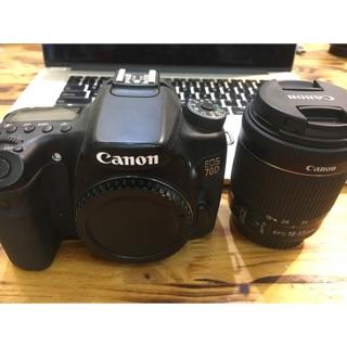 Máy ảnh Canon 70D kèm kis 18-55mm STM kèm phụ kiện