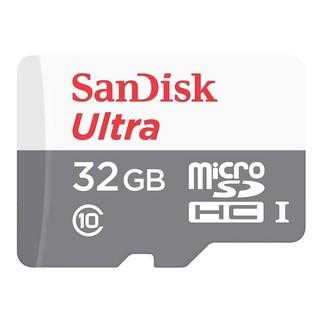 Thẻ nhớ MicroSDHC SanDisk Ultra 32GB Class 10 80MB/s (Xám)