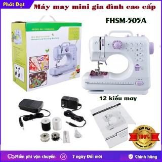 Máy may Gia Đình 12 Đường May, Có Vắt Sổ, May Được Vải Thun Có Chân Vịt