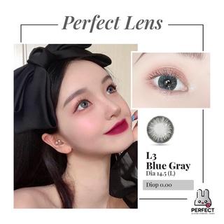 Lens Mắt , Kính Áp Tròng LU3 GRAY Không Độ , 14.5 , Cho Mắt Nhạy Cảm Giá Sale