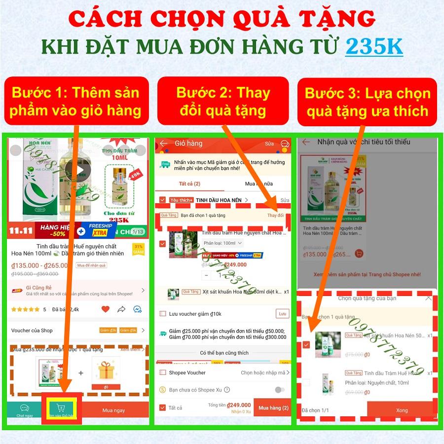 Có cách nào để phân biệt tinh dầu tràm huế nguyên chất và tinh dầu trộn giả?