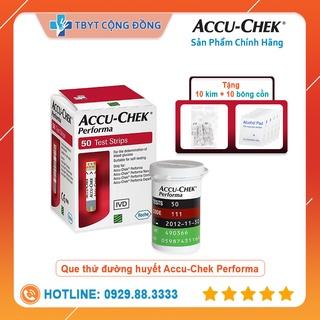 [Mã COSDAY1001 -10% đơn 150K] Hộp 50 que thử đường huyết Accu Check Performa