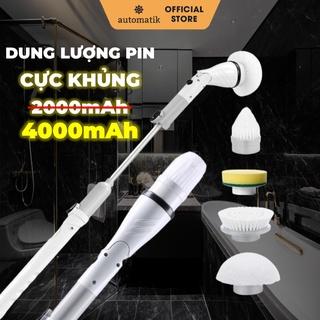 Chổi Cọ Nhà Vệ Sinh, Chà Toilet Thông Minh, Cọ Sàn Nhà Tắm, Kính Silicon Bằng Điện Jesopb - Automatik