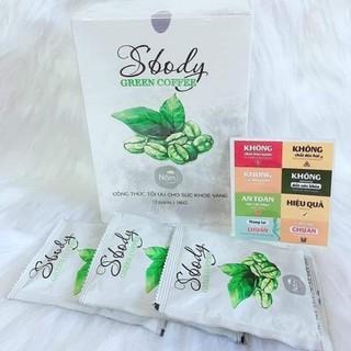 [Mã COSDAY745 -10% đơn 150K] Cà Phê Giảm Cân SBODY GREEN COFFEE chính hãng