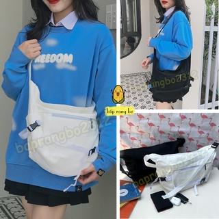 TÚI TOTE ĐEO CHÉO KHÓA UNISEX NAM NỮ CÓ TÚI CON ĐỂ SÁCH A4 KHÔNG KÈM MÓC KHÓA