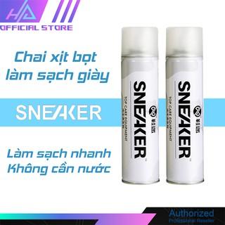 Chai xịt bọt làm sạch giày Sneaker Hando 300ml - Chai xịt bọt làm sạch chuyên cho giày Sneaker, Tẩy trắng giày Sneaker