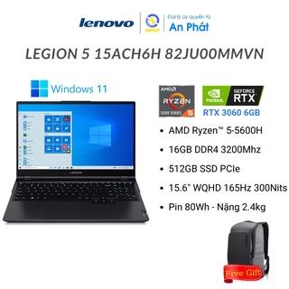 [Mã ELMALL3 giảm đến 1TR] Laptop Gaming Lenovo Legion 5 15ACH6H 82JU00MMVN (AMD R5 5600H + RTX 3060)