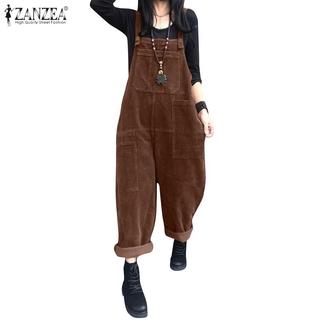 Jumpsuit ZANZEA Thiết Kế Hai Dây Trẻ Trung Thời Trang Cho Nữ