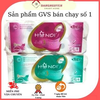 Giấy Vệ Sinh Hà Nội 3 Lớp 10 Cuộn 1,5Kg (Đặt tối đa 4 dây/đơn hàng)