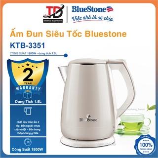 Ấm Đun Siêu Tốc BlueStone KTB-3351 , 1.5 lít - 1800W , Bảo Hành Chính Hãng 2 Năm