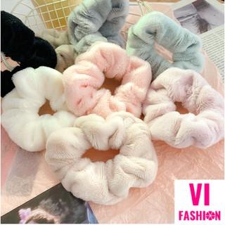 Cột tóc,Dây buộc tóc, Scrunchies Vải Lông Mềm Đẹp