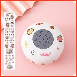 Loa Bluetooth Chống Nước 💖FREESHIP💖 Loa Mini Không Dây Gắn Tường, Nhà Tắm tặng kèm miếng dán Sticker Cute