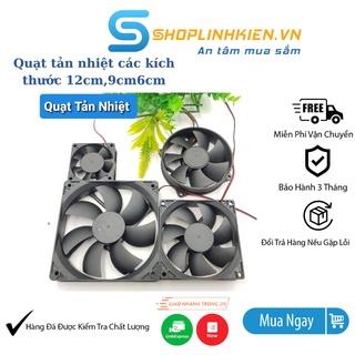 Quạt Tản Nhiệt Brushless 12V 3000RPM Các Kích Thước  12CM 9CM 6CM Quạt Thổi Nhiệt Hút Mùi PC - ShopLinhKienM2M