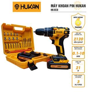 Máy khoan pin HUKAN HK-XC8 không chổi than 3 chức năng