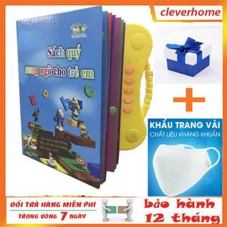 [KÈM QUÀ TẶNG CHỐNG DỊCH] Sách Nói Điện Tử Song Ngữ Anh- Việt Giúp Trẻ Học Tốt Tiếng Anh