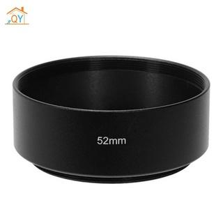 Loa che nắng ống kính bằng kim loại kích cỡ 52mm cho Canon Nikon Pentax Sony