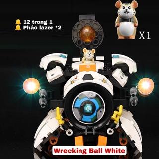 Đồ chơi LEGO Lắp Ráp Wrecking Ball Hamster Robot Anh Hùng Hammond 12in1 OVERWATCH Chính Hãng, Đồ Chơi lắp ráp mô hình