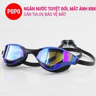 Kính bơi người lớn tráng gương POPO 720 chính hãng cản tia UV, chống sương mờ kiếng bơi thi đấu cho nam nữ