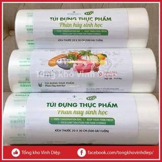 0,5kg Túi nilon đựng thực phẩm tự hủy, phân hủy sinh học Opec đủ kích thước loại cao cấp