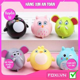 Set 6 thú dễ thương Foxi-đồ chơi chạy đà-chạy bằng dây cót hình các con vật siêu cute cho các bé