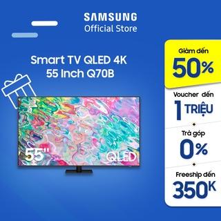 [Mã ELMALL6 giảm 4% và SAM1 giảm thêm 1TR] Smart Tivi QLED Samsung 4K 55 Inch QA55Q70BAKXXV - Miễn phí lắp đặt