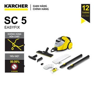 (Sản xuất Đức) Máy làm sạch bằng hơi nước Karcher SC 5 Easyfix EU công suất nhiệt 2200w với hiệu quả làm sạch 150 m2